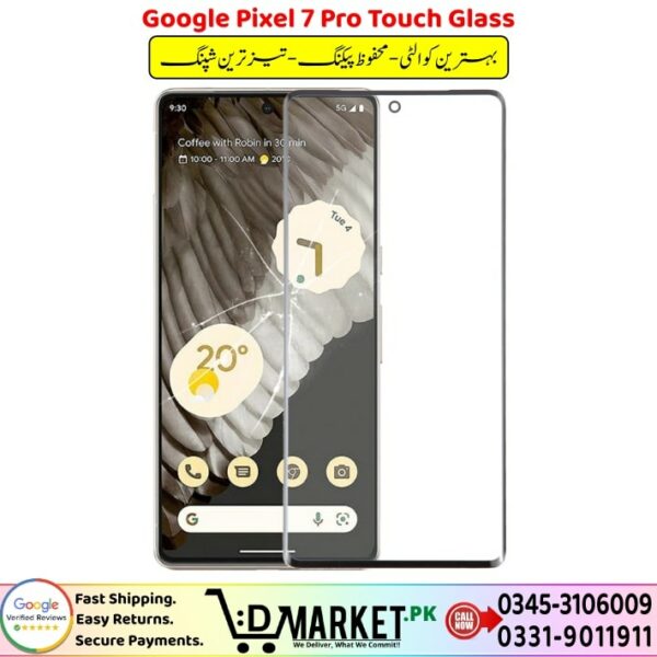 Google Pixel 7 Pro Touch Glass Price In Pakistan