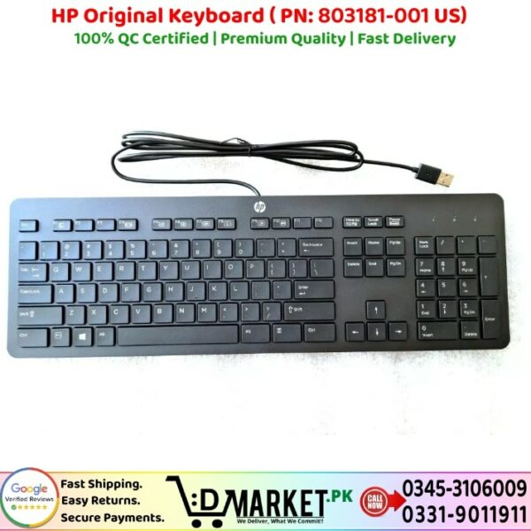 HP Original Keyboard 803181-001 US Price In Pakistan
