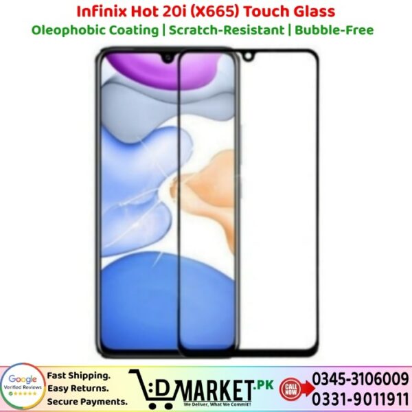 Infinix Hot 20i X665 Touch Glass Price In Pakistan