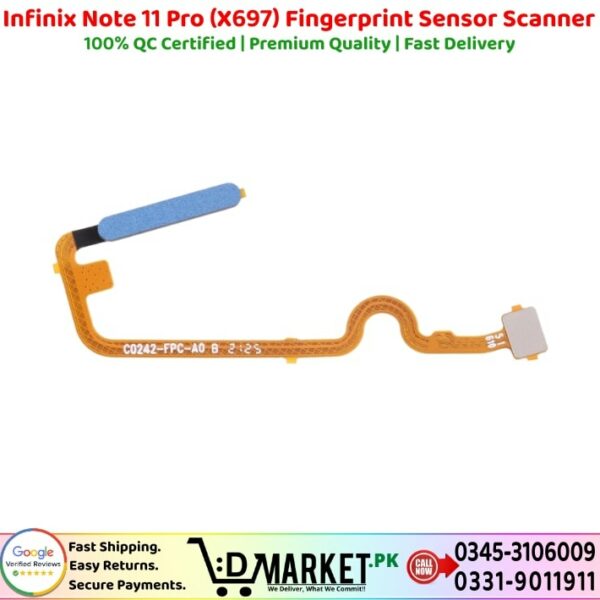 Infinix Note 11 Pro (X697) Fingerprint Sensor Scanner Price In Pakistan
