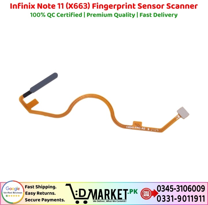 Infinix Note 11 X663 Fingerprint Sensor Scanner Price In Pakistan 1 2