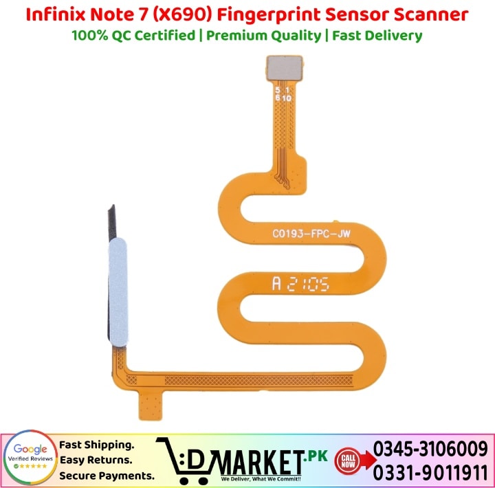Infinix Note 7 X690 Fingerprint Sensor Scanner Price In Pakistan 1 1
