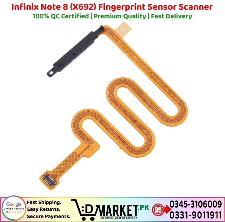 Infinix Note 8 X692 Fingerprint Sensor Scanner Price In Pakistan