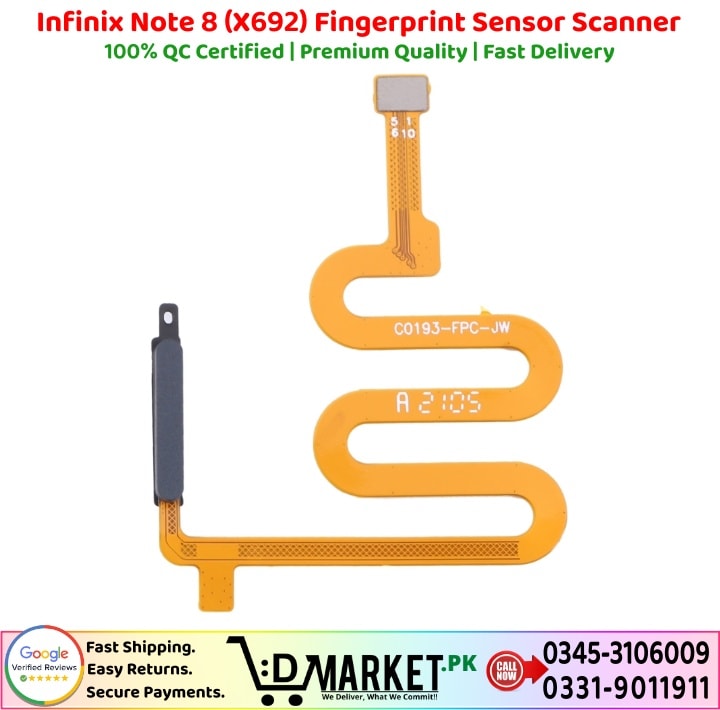 Infinix Note 8 X692 Fingerprint Sensor Scanner Price In Pakistan 1 2