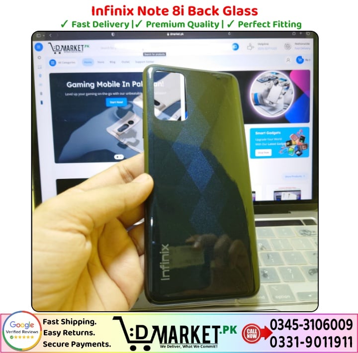 Infinix Note 8i Back Glass Price In Pakistan
