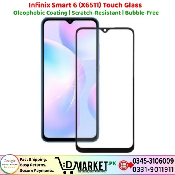 Infinix Smart 6 X6511 Touch Glass Price In Pakistan