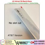 LG Velvet 5G Back Glass AT&T