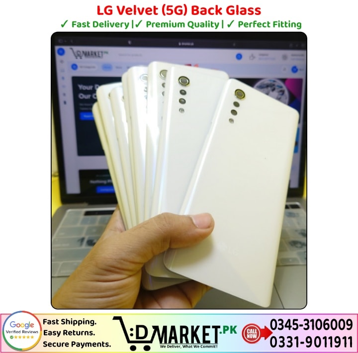 LG Velvet 5G Back Glass Price In Pakistan