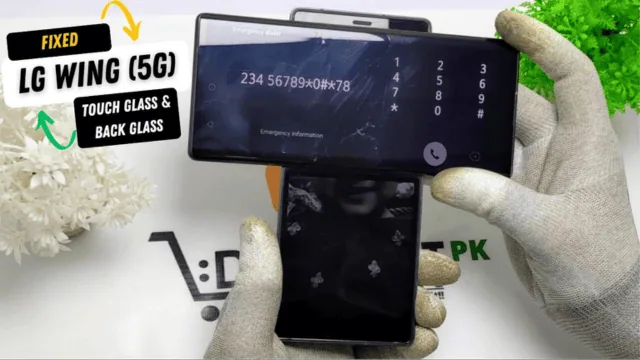 LG Wing 5G Front Touch Glass Replacement Fixed With Professional Way @DMarketPK