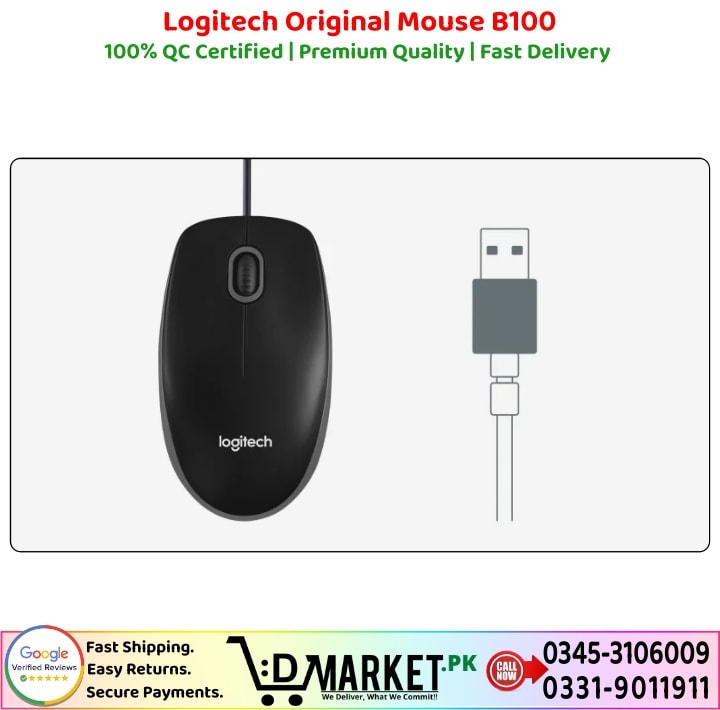 Logitech Original Mouse B100 Price In Pakistan 1 3