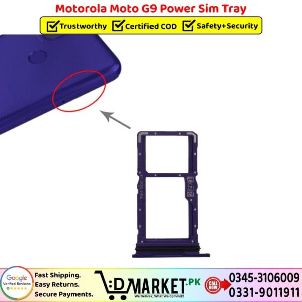 Motorola Moto G9 Power Sim Tray Price In Pakistan
