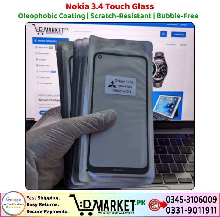 Nokia 3.4 Touch Glass Price In Pakistan