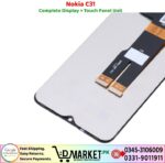 Nokia C31 LCD Panel Price In Pakistan