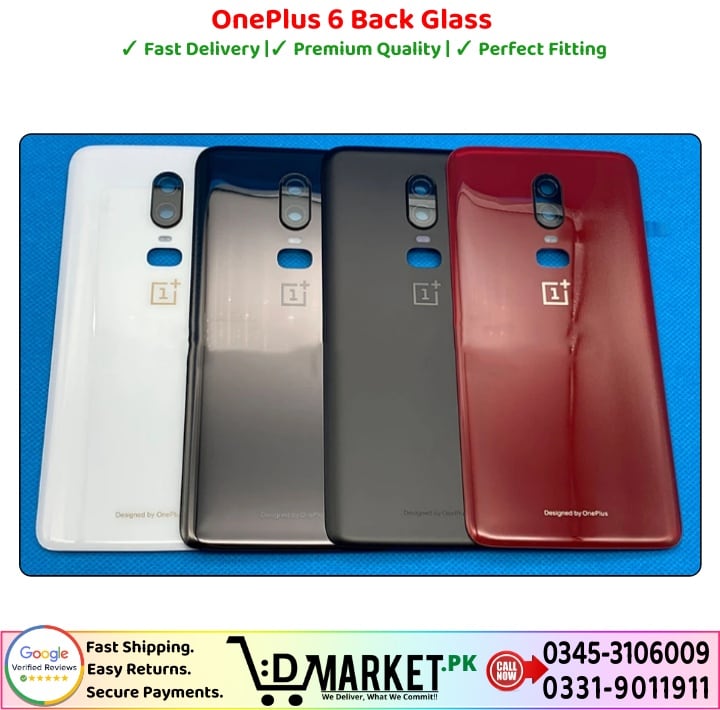 OnePlus 6 Back Glass For Sale!