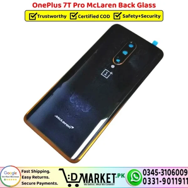 OnePlus 7T Pro McLaren Back Glass Price In Pakistan