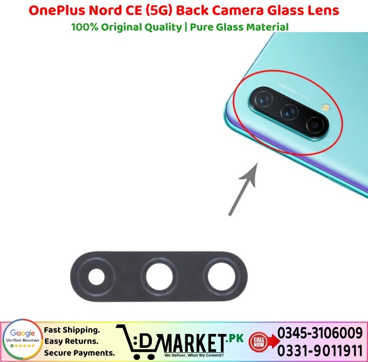OnePlus Nord CE 5G Back Camera Glass Lens Price In Pakistan