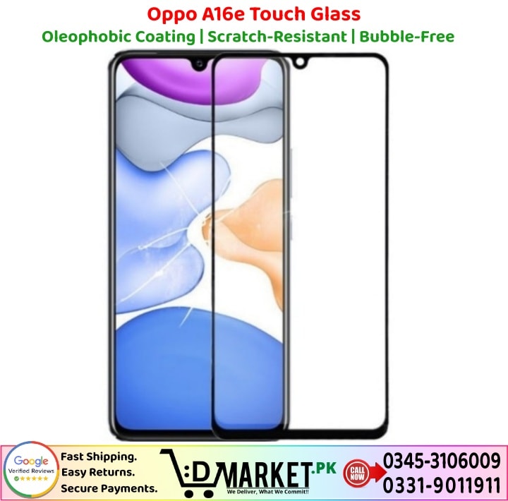 Oppo A16e Touch Glass Price In Pakistan