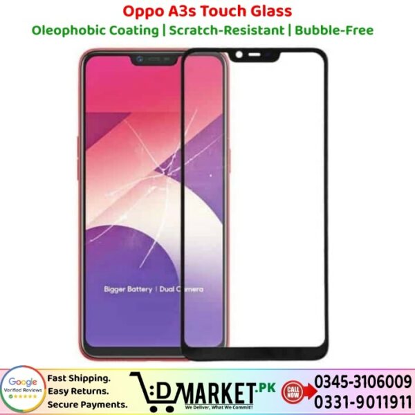 Oppo A3s Touch Glass Price In Pakistan
