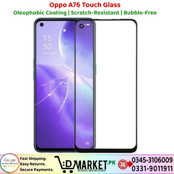 Oppo A76 Touch Glass Price In Pakistan