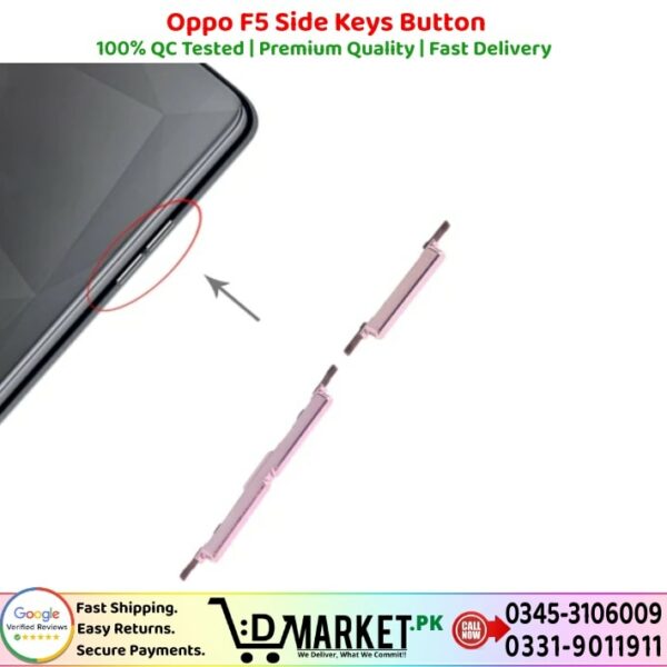 Oppo F5 Side Keys Button Price In Pakistan