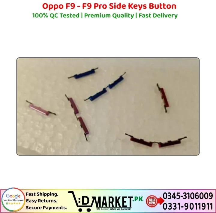 Oppo F9 - F9 Pro Side Keys Button Price In Pakistan