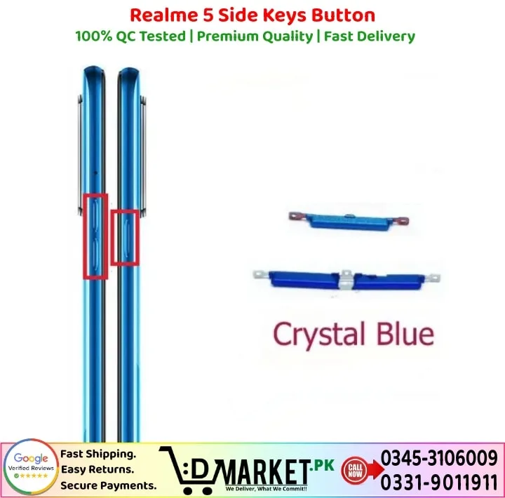 Realme 5 Side Keys Button Price In Pakistan
