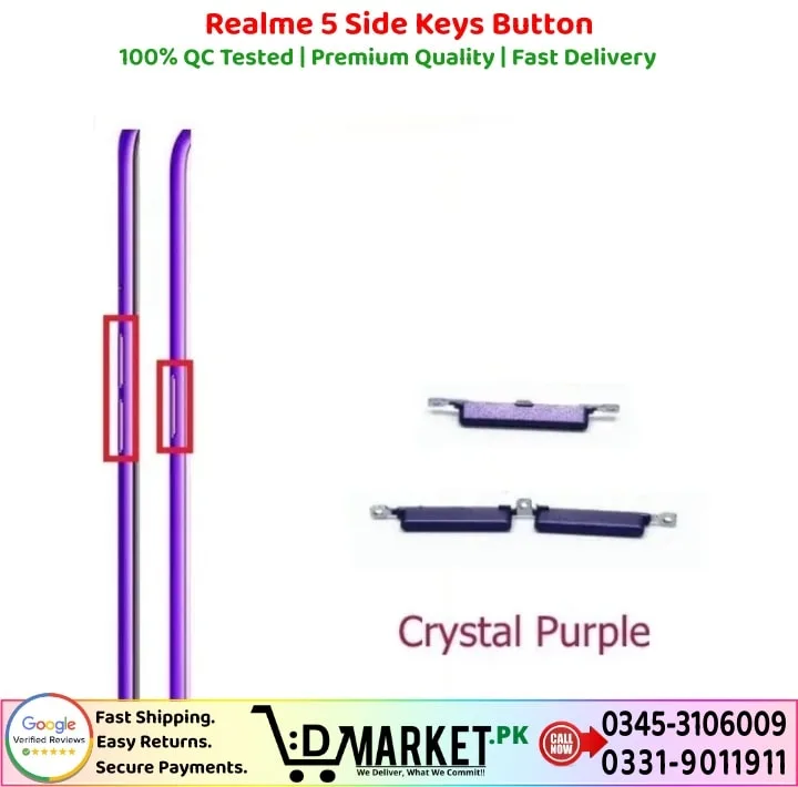Realme 5 Side Keys Button Price In Pakistan