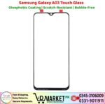 Samsung Galaxy A03 Touch Glass Price In Pakistan