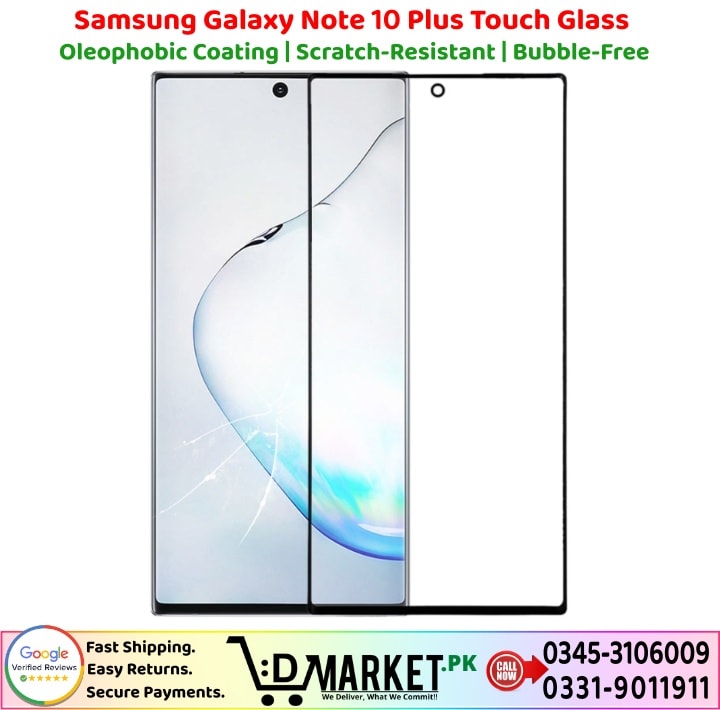 Samsung Galaxy Note 10 Plus Touch Glass Price In Pakistan