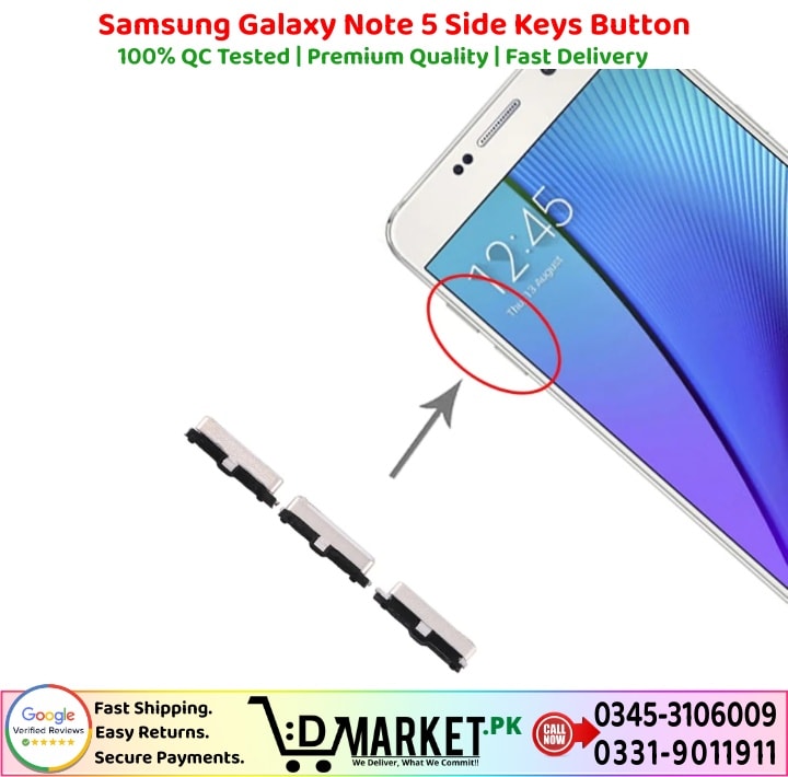 Samsung Galaxy Note 5 Side Keys Button Price In Pakistan