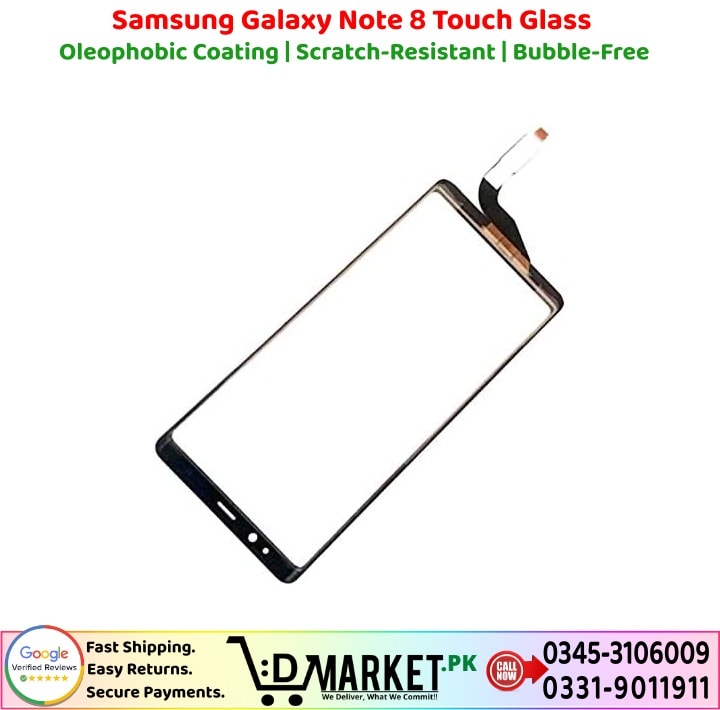 Samsung Galaxy Note 8 Touch Glass Price In Pakistan