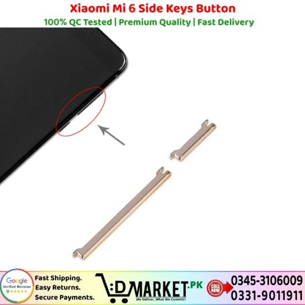 Xiaomi Mi 6 Side Keys Button Price In Pakistan