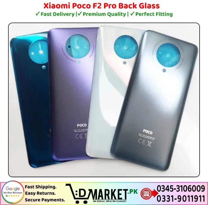 Xiaomi Poco F2 Pro Back Glass