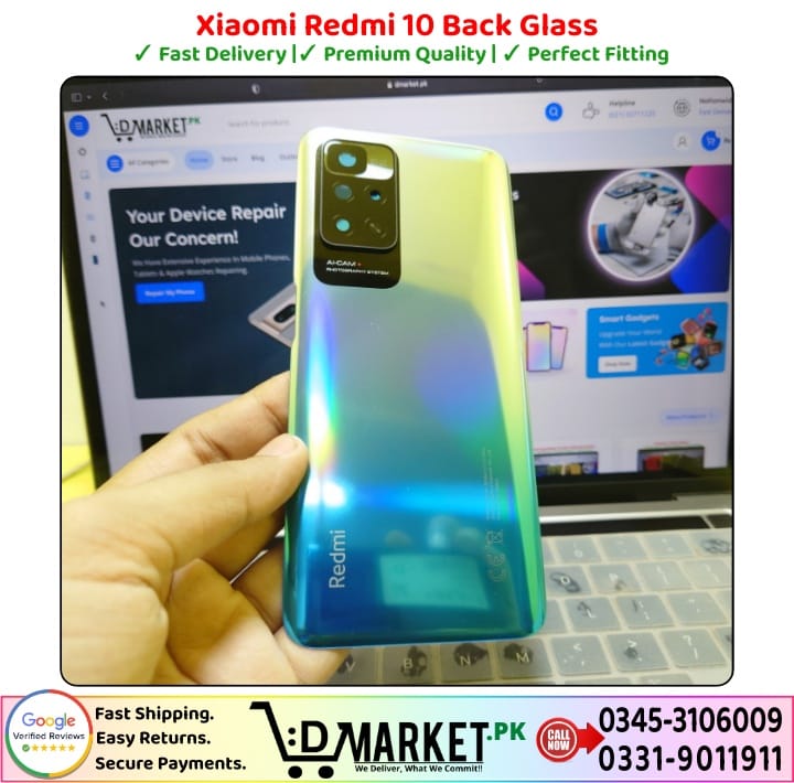 Xiaomi Redmi 10 Back Glass Price In Pakistan