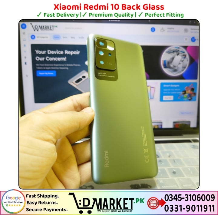 Xiaomi Redmi 10 Back Glass Price In Pakistan