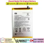 Xiaomi Redmi 9A Original Battery Price In Pakistan