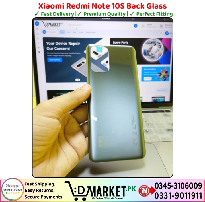 Xiaomi Redmi Note 10S Back Glass Price In Pakistan