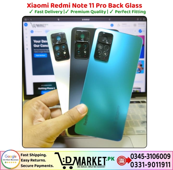 Xiaomi Redmi Note 11 Pro Back Glass Price In Pakistan