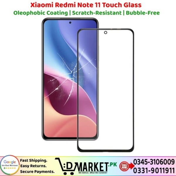 Xiaomi Redmi Note 11 Touch Glass Price In Pakistan