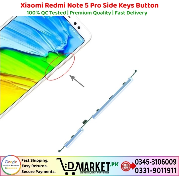 Xiaomi Redmi Note 5 Pro Side Keys Button Price In Pakistan