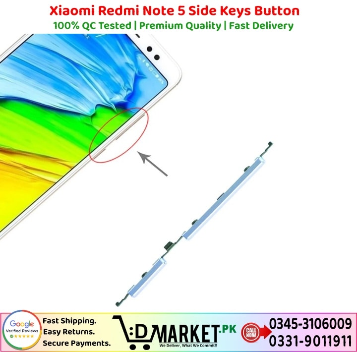 Xiaomi Redmi Note 5 Side Keys Button Price In Pakistan
