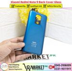 Xiaomi Redmi Note 9 Back Cover Glass Price In Pakistan