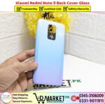 Xiaomi Redmi Note 9 Back Cover Glass Price In Pakistan