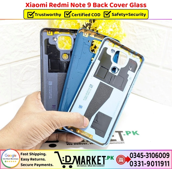 Xiaomi Redmi Note 9 Back Cover Glass Price In Pakistan