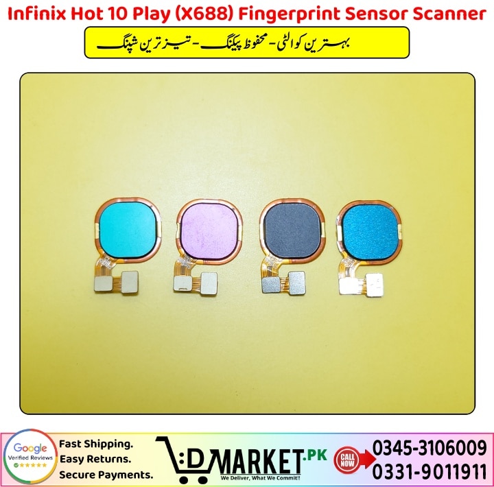 Infinix Hot 10 Play X688 Fingerprint Sensor Scanner Price In Pakistan 1 3