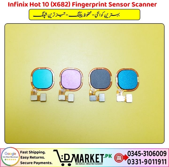 Infinix Hot 10 X682 Fingerprint Sensor Scanner Price In Pakistan 1 3