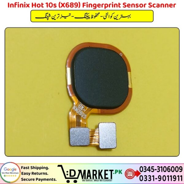 Infinix Hot 10s X689 Fingerprint Sensor Scanner Price In Pakistan