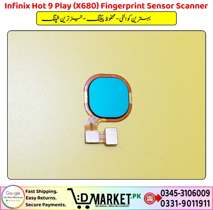 Infinix Hot 9 Play X680 Fingerprint Sensor Scanner Price In Pakistan