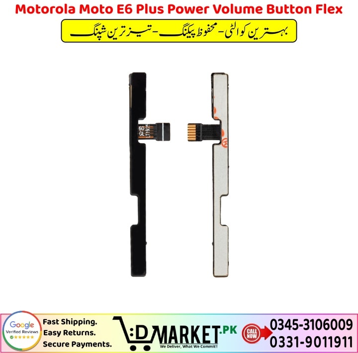 Motorola Moto E6 Plus Power Volume Button Flex Price In Pakistan