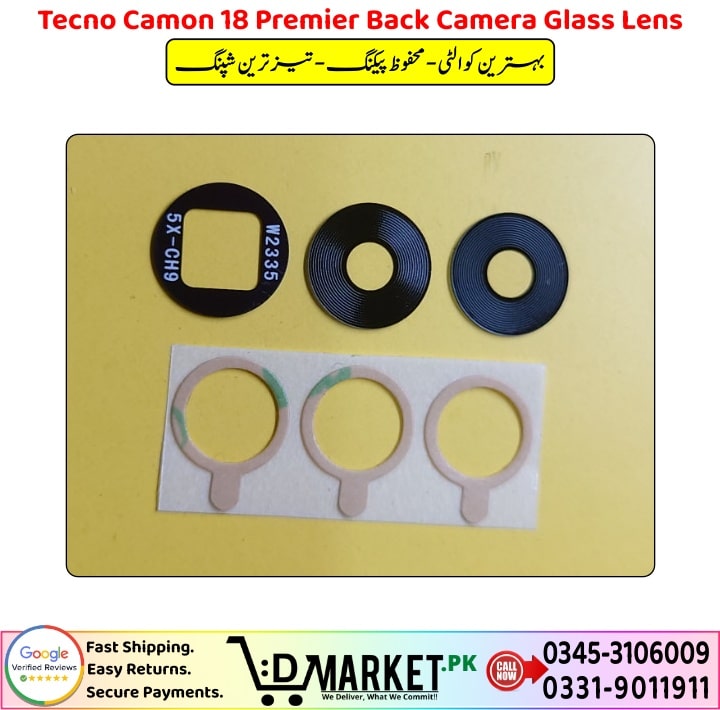 Tecno Camon 18 Premier Back Camera Glass Lens Price In Pakistan 1 1